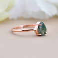 thumbnail image 4 of Lakshay enterprise Nature Inspired 0.50 Carat Natural Green Moss Agate Solitaire Engagement Ring - Forest Ring - 18K Rose Gold Over Silver, 4 of 4