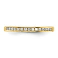 thumbnail image 5 of Primal Gold 10K Yellow Gold Polished Cubic Zirconia Wedding Band, 5 of 5