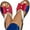 Red, variant on Xinyolin Slip-on Soft Sole Women Slippers Rubber Open Toe Bowknot Flat Sandals Walking Shoes