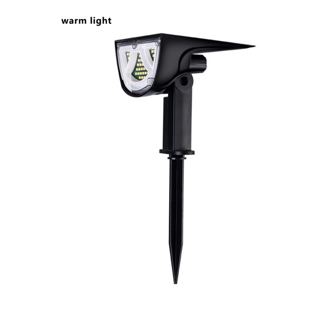 Matsuzay 10W 900lm 120 grados girado jardín luz solar energía paisaje luz IP55 impermeable al aire libre patio lámpara Iluminación y accesorios TYPE1 Luz cálida 1 paquete Matsuzay HA005599-02B