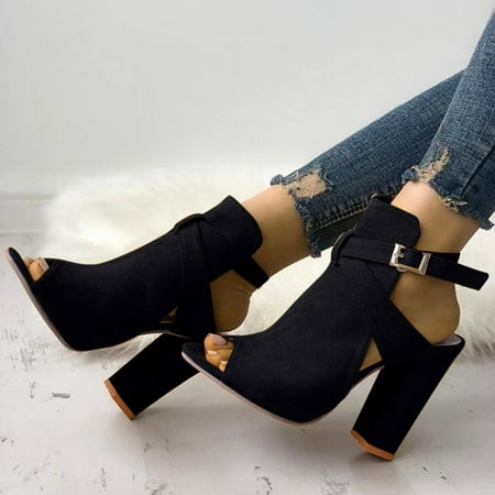 

Yedhsi Fashion Pure Color Breathable Open-Toed Sandals Light Slippers Women Shoes