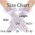 thumbnail image 3 of Women Mesh Gloves Wedding Tea Party Elegant Short Novelty Bridal Gloves for Wedding Opera Party, 3 of 5
