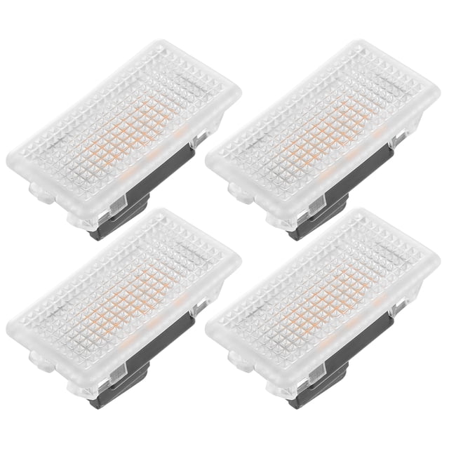 4uds Interior Coche LED Luces Accesorios Espacio Pies Iluminación Rosa Púrpura