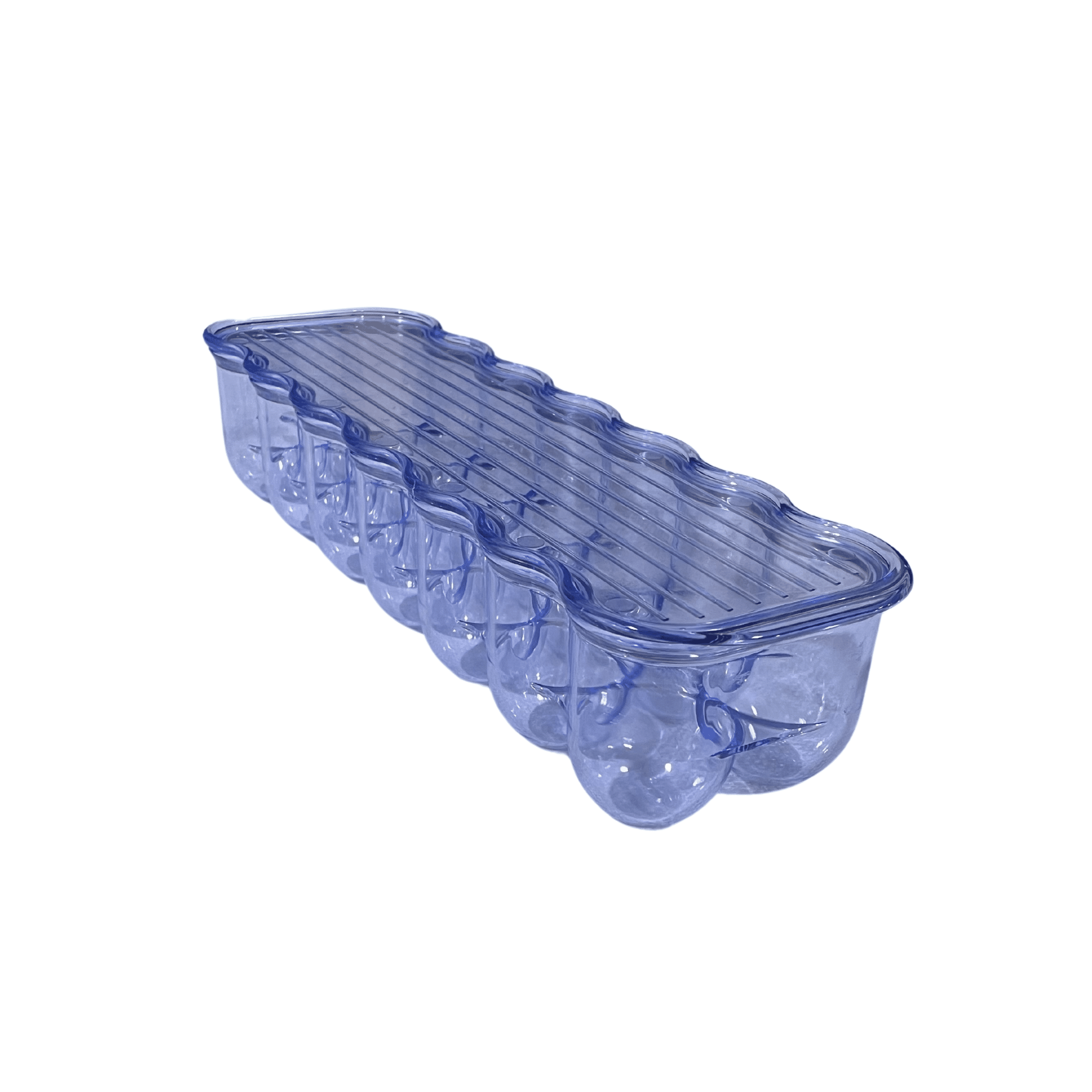 Refrigerator Organizer Bins Mixed 7 Pack ( 2 Large - 2 Long Narrow - 1 Can - 1 Egg Tray 1- Water)
