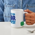 thumbnail image 4 of CafePress - ELIGIBLE FOR SENIOR DISCOUNTS! Large Mug - 15 oz Ceramic Large White Novelty Mug, 4 of 6