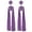 Purple, variant on Statement Thread Tassels Dangle Drop Earrings for Women