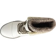 thumbnail image 5 of Women's Cliffs by White Mountain Duena Lace Up Boot Winter White Burnished Textile 6 M, 5 of 6