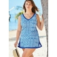 thumbnail image 5 of Swim 365 Women's Plus Size 2-Piece Swim Skirtini Set, 5 of 5