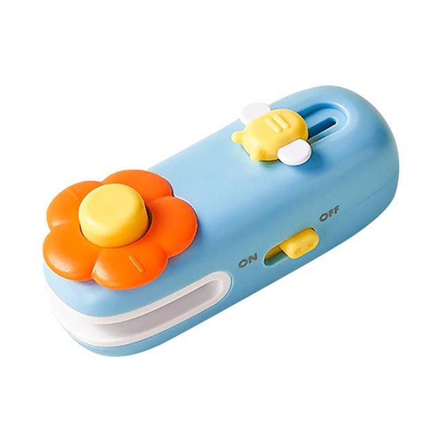 2/1pcs 2 In 1 Bag Sealer Heat Seal, Mini Bag Sealer, Rechargeable Bag Sealer Heat Seal And Cutter, Portable Vacuum Sealer, Kitchen Bag Cutter, Snack Sealer Household