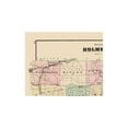 thumbnail image 4 of Historic County Map - Holmes County Ohio - Caldwell 1907 - Vintage Wall Art, 4 of 4