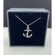 thumbnail image 3 of SilverCloseOut Collar de Ancla Náutica para Mujer de Plata de Ley, 3 of 4