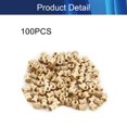 thumbnail image 4 of Wekity M3x5mm Female Thread Knurled Nuts,100PCS Hx4mm OD Brass Threaded Insert Embedment Nuts Hydraulic Welded Joint Injection Molding Assortment Kit for 3D Printing Injection Molding-0621, 4 of 5