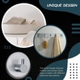 thumbnail image 4 of Robe de acero inoxidable gancho de baño dormitorio sombrero de pared percha ahorro de ducha organizador hogar ganchos interior dorm piense, tipo 3 Scienceny HA010059-05B, 4 of 6