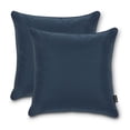 thumbnail image 2 of Classic Accessories Montlake FadeSafe Indoor/Outdoor Accent Pillows, 20 x 20 x 8 Inch, 2 Pack, Heather Indigo, 2 of 8