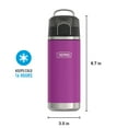 thumbnail image 5 of Thermos ICON Series Kid's Stainless Steel Spout Water Bottle, Plum, 18oz, 5 of 8