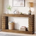 thumbnail image 1 of Tribesigns Table Console de 70,8 Pouces de Long, Table d'Entrée en Bois avec Rangement, Table Étroite pour Canapé, Table pour Salon, Entrée, Couloir, 1 of 7