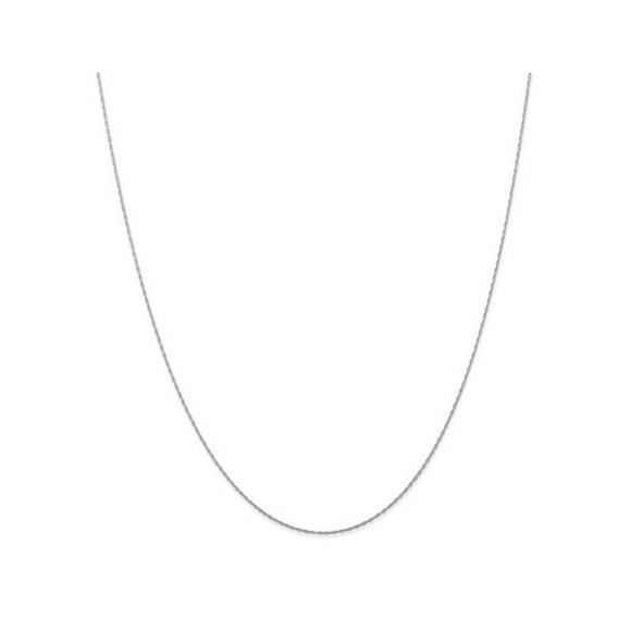 10 Karat White Gold Chain 18 Inch Chain .5mm