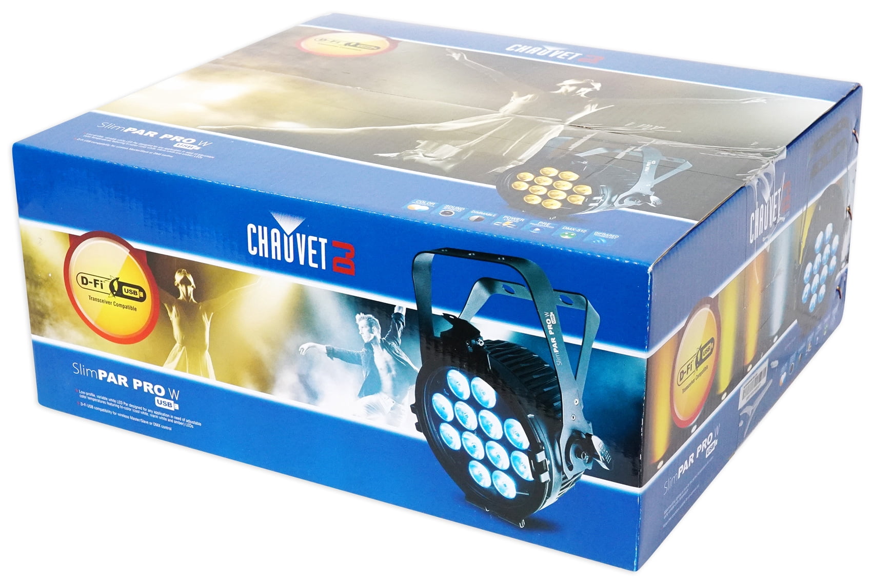 Chauvet DJ SlimPar Pro W Church Stage Performance Design Wash Light Fixture