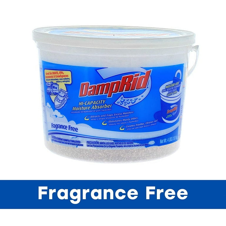 DampRid 2 lb. 15.5 oz. Hi-Capacity Moisture Absorber Bucket, Fragrance Free  FG50FFESB - The Home Depot
