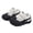Black, variant on Dakaela 6M-6Y Toddler Boy Girl Slip on Walking Shoes Lightweight Retro Barefoot Sneakers with Hook and Loop Straps