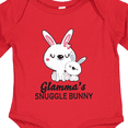 thumbnail image 4 of Inktastic Glammas Snuggle Bunny Easter Boys Long Sleeve Baby Bodysuit, 4 of 5
