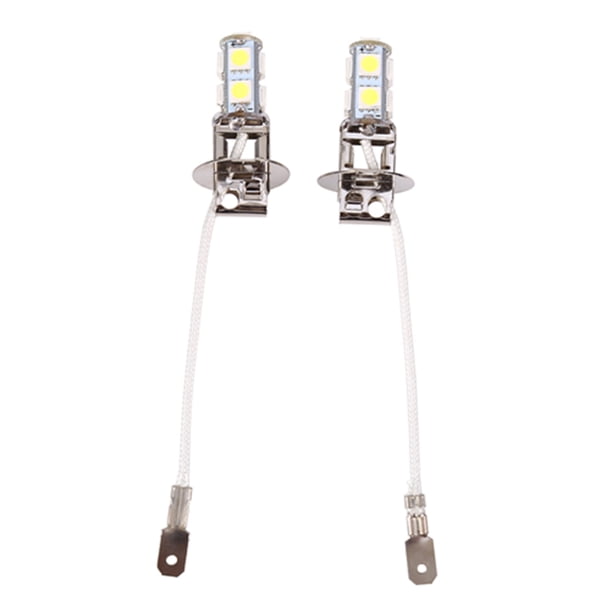 2x H3 9 SMD LED Niebla Bombillas 6500K ~ 7000 Dc12v Bajo Consumo De Energía Larga Vida útil Con Vibración Para El Coche Auto