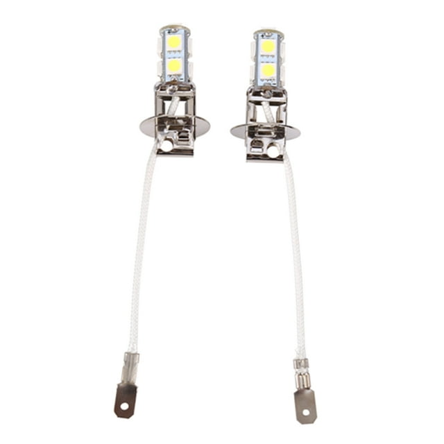 2x H3 9 SMD LED Niebla Bombillas 6500K ~ 7000 Dc12v Bajo Consumo De Energía Larga Vida útil Con Vibración Para El Coche Auto
