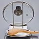 thumbnail image 5 of Práctico soporte para cuchara y tapa de olla, soporte para utensilio, tapa de olla de acero inoxidable, estante para tapa, soporte para cuchara, 5 of 8