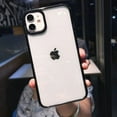 thumbnail image 1 of Color Transparent Shockproof Phone Case For iPhone 15 14 13 12 Mini 11 Pro Max XR X XS Max 6 6s 7 8 Plus SE Soft Back Cover Case, 1 of 7