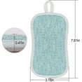 thumbnail image 2 of 6 Pack Kitchen Scrub Sponges Reusable Non-Scratch Microfiber Sponge Heavy Duty Scouring Pad for Kitchen Cleaning, Multifunctional Household Washing Tool (3 Colors), 2 of 7