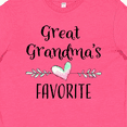 thumbnail image 4 of Inktastic Great Grandmas Favorite- Heart Great Grandchild Youth T-Shirt, 4 of 5