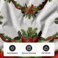 thumbnail image 7 of Christmas Tree Skirt 48 Inch, Christmas Ribbon Holly Winter Holiday Tree Mat Decoration, 7 of 7