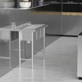 thumbnail image 5 of Ktaxon Freestanding 39" 3 Compartment Commercial Stainless Steel Sink, Silver, for Laundry Room, Kitchen, 5 of 8