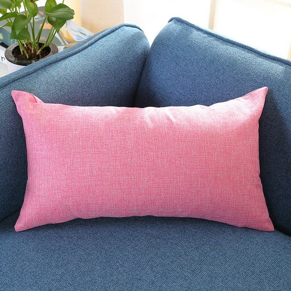 Xihbxyly throw pillow covers Decorative Pillow Covers Rectangle Cushion Cover Silk Throw Pillow Case Pillowcase