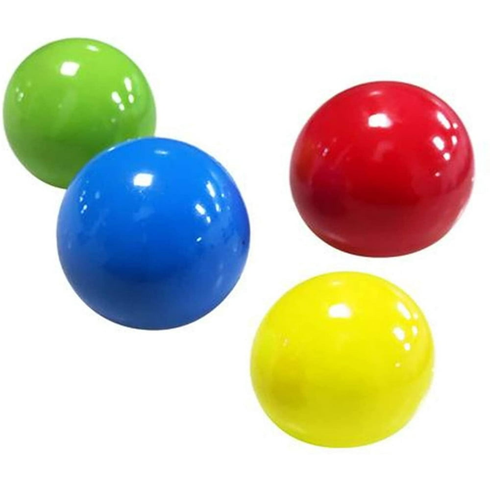 Ann 4 Pieces Celling Balls Sticky Wall Ball Target Ball, Sensory Toys