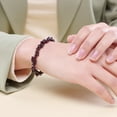 thumbnail image 4 of Funie Couples Bracelet Non-Fading Polyvalent Pierre Extensible Puces Perles Bracelet Bijoux Cadeau, 4 of 8