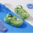 thumbnail image 4 of Kids Garden Clogs Boys Girls Cute Cartoon Astronaut Charms Clogs Toddler Slippers Beach Slip On Shoes Slides Sandals, 4 of 6