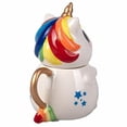 thumbnail image 6 of Seven20 Rainbow Unicorn Coffee Mug with Lid - Great for Coffee, Tea, Hot Chocolate & More! - For Kids, Teens, Adults, Men, Women, Pride - Ceramic, 6 of 7