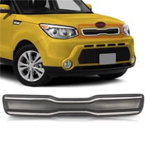 JX RACING·PERFORMANCE·ACCESSORIES Fits Kia Soul 2014-2016 Front Upper Grille Grill Black W/Chrome Trim 86350B2000