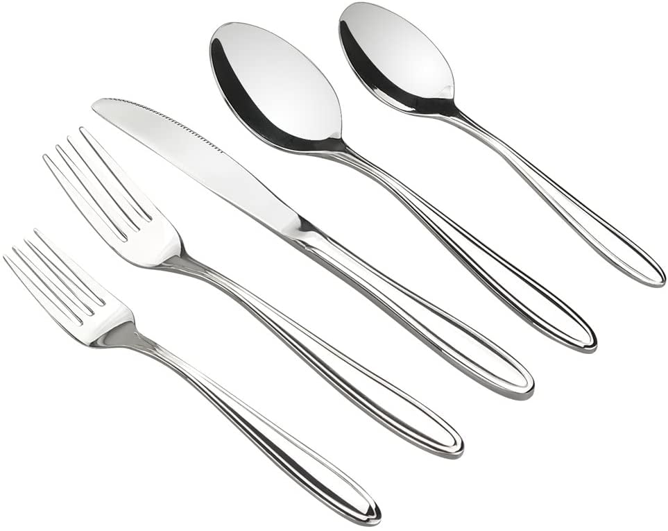 18/10 Stainless Steel Cutlery Set, 40 Piece Silverware Walmart Canada