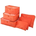 thumbnail image 1 of Square Fabric 6 Piece Travel Organizer Bags Fabric Storage Organizer Bedding Storage,Closet Organizer,Foldable Storage,Drawstring Storage Bag,Quilt Storage,Blanket Storage,Linen Organizer,Home Storag, 1 of 5