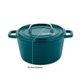 thumbnail image 5 of Cast Iron Dutch Oven, 4.5 Quart, Enameled Cast Iron Dutch Oven with Lid, Green, 5 of 5