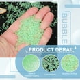 thumbnail image 3 of Uxcell Resin Bubble Beads, Tiny Iridescent No Hole Mini Glass Bubbles for DIY Crafting Green, 3 of 7