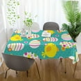 thumbnail image 6 of Coolnut Easter Eggs Rectangle Tablecloth, Waterproof Washable Polyester Table Cover for Kitchen Dinner Party, 60 x 120 Inch House Decor, 6 of 7