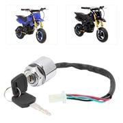 Motorcycle Electric Bike Ignition Switch Set with 2 Keys Replacement Universal for ATV Mini Moto Dirt