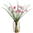 thumbnail image 2 of 8pcs Artificial Silk Daisy Plastic Flower Bouquet Realistic Stems DIY Greenery Shrubs Plants for Home Kitchen Garden Wedding Party Decor (Blue),Pink, 2 of 6