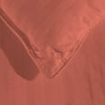 thumbnail image 6 of 1 Piece Striped Diamond Pattern Comforter Super Soft 800 Thread Counts, All Season, 100% Egyptian Cotton, Twin/Twin XL Size Brick Red Color, 6 of 7
