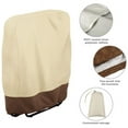 Qtmnekly Outdoor Folding Deck Chair Cover Waterproof Balcony Outdoor