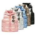 thumbnail image 7 of LYMAYTER Kids Boys Girls down Vest Jacket Toddler Sleeveless Thickened Outerwear Baby Fall Winter Lapel Tank for 2-10Y, 7 of 7