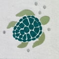 thumbnail image 6 of Serafina Home Sea Turtle Bath Towel Set, Embroidered Green Ocean Turtles, 4 pc Set: 2 12 x 18 fingertip Towels and 2 16 x 25 Hand Towels, 6 of 8